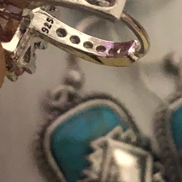 4CT SS &GF W/White Sapphire & Champagne S 🥂 🍾 - Picture 3 of 7